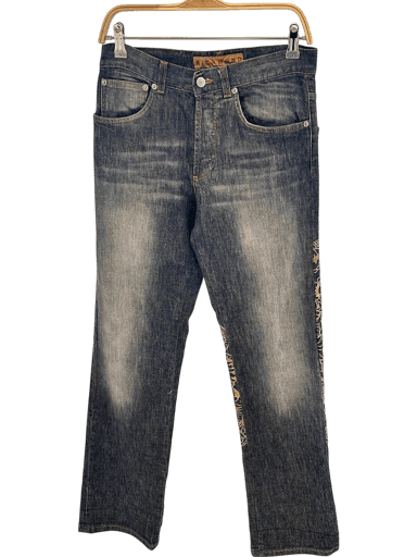 Richmond Denim Jeans with Decorative Skull Design