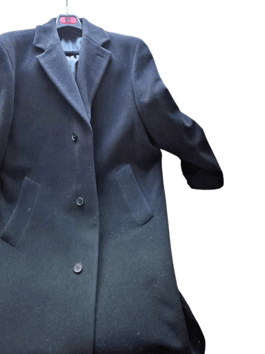 BOSS Hugo Boss Black Wool Pea Coat - Classic Men's Outerwear