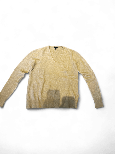 ESCADA Luxury Beige Cashmere V-Neck Sweater - Size S