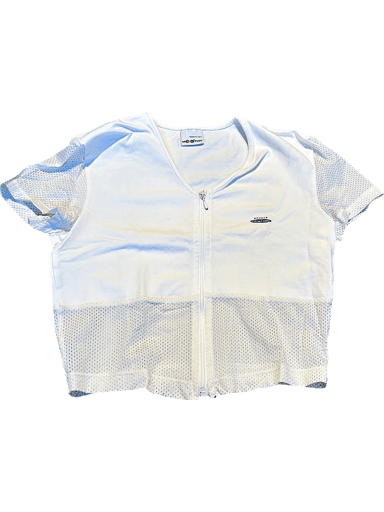 Meeting Damen Kurzarm-Oberteil mit Reißverschluss - Made in Italy