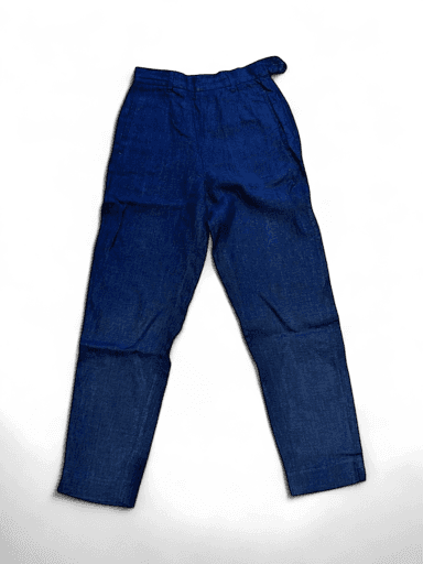 Peserico Italia Navy Linen Trousers - Size 11