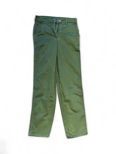 Massimo Dutti Olive Green Trousers - Size 34