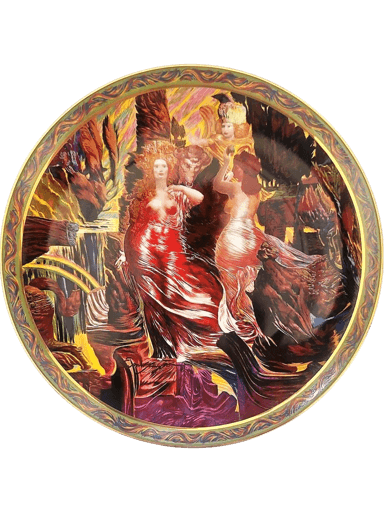 Limited Edition Ernst Fuchs Decorative Porcelain Plate #233/5000