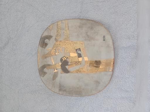 Gustav Klimt 'Die Poesie' Decorative Collector Plate - Artis Orbis