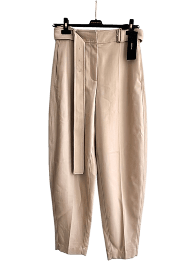 JOSEPH Hose mit Gürtel Taavi Plant Fluid Wool Twill