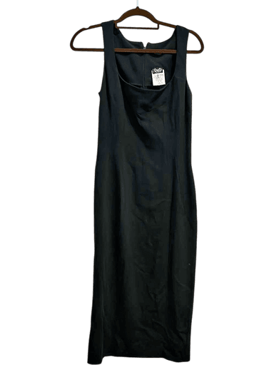 Dolce & Gabbana Black Sleeveless Maxi Dress - Italian Size 46
