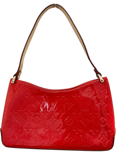 Louis Vuitton Red Monogram Vernis Pochette Accessoires Bag