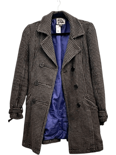 Volcom Black Dotted Blazer Jacket - Size S
