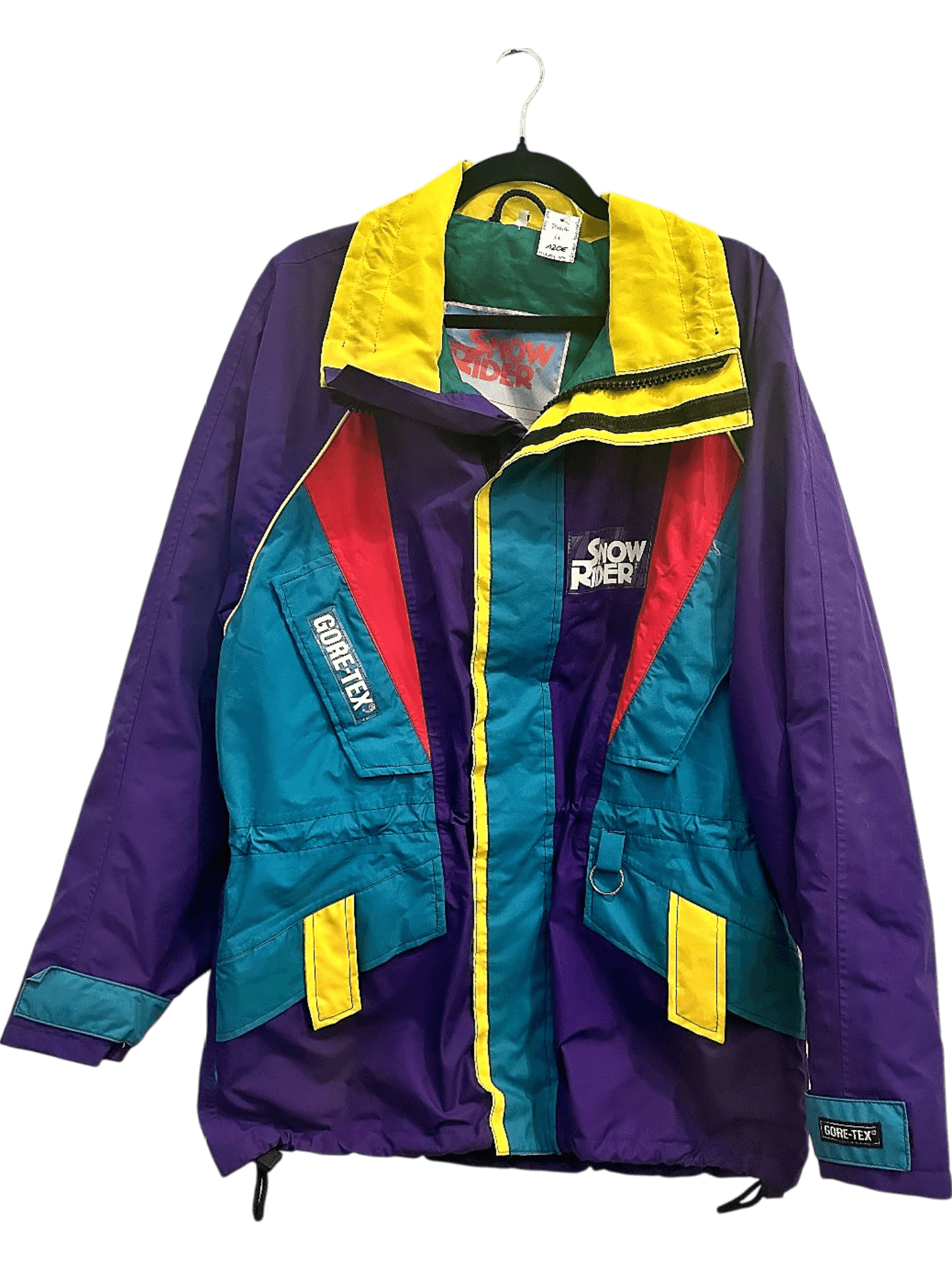 Vintage Snow Rider GORE-TEX Colorblock Ski Jacket - Size 40 1