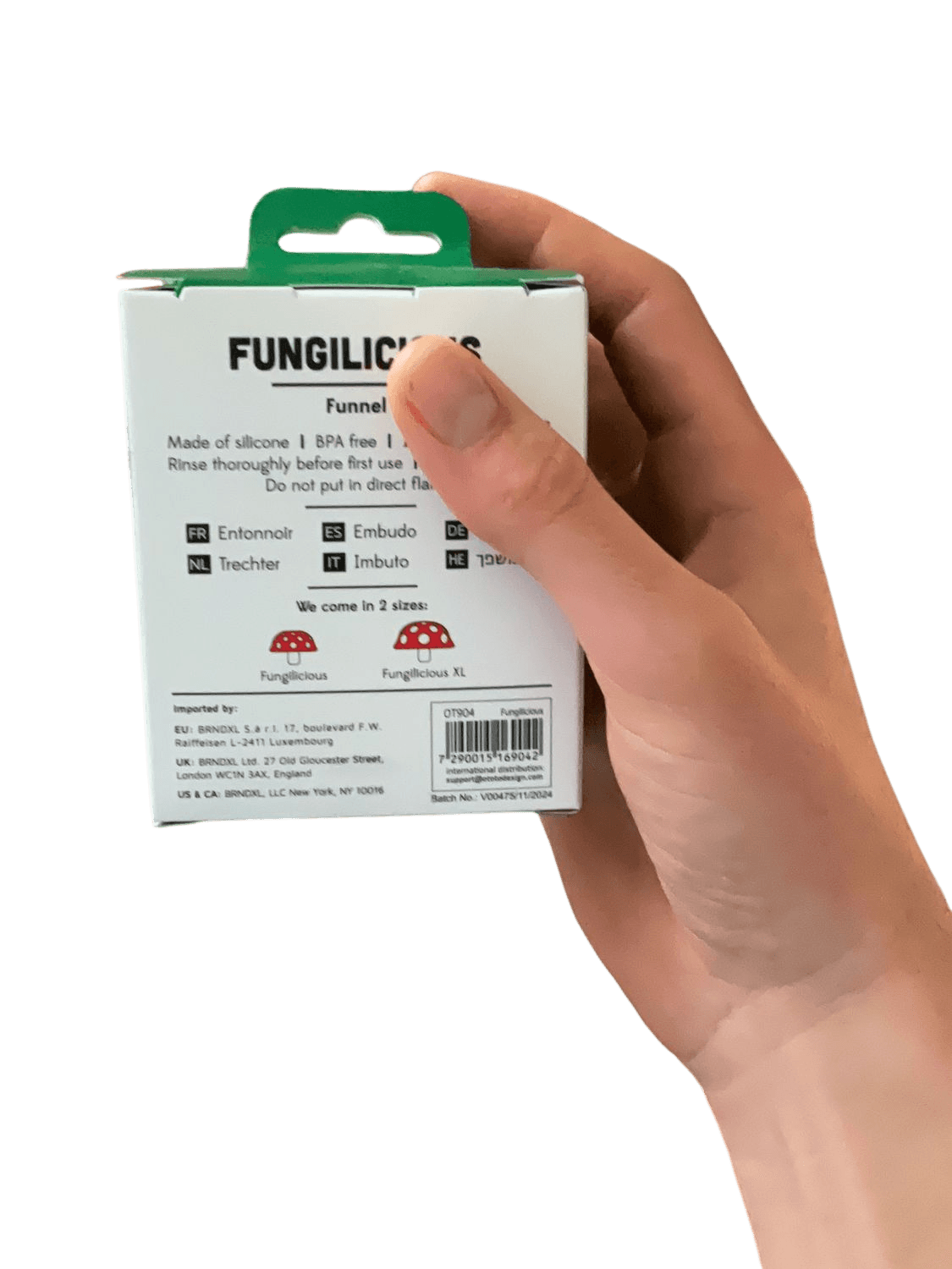 OTOTO Fungilicious Mushroom Kitchen Funnel - Silicone BPA Free 2