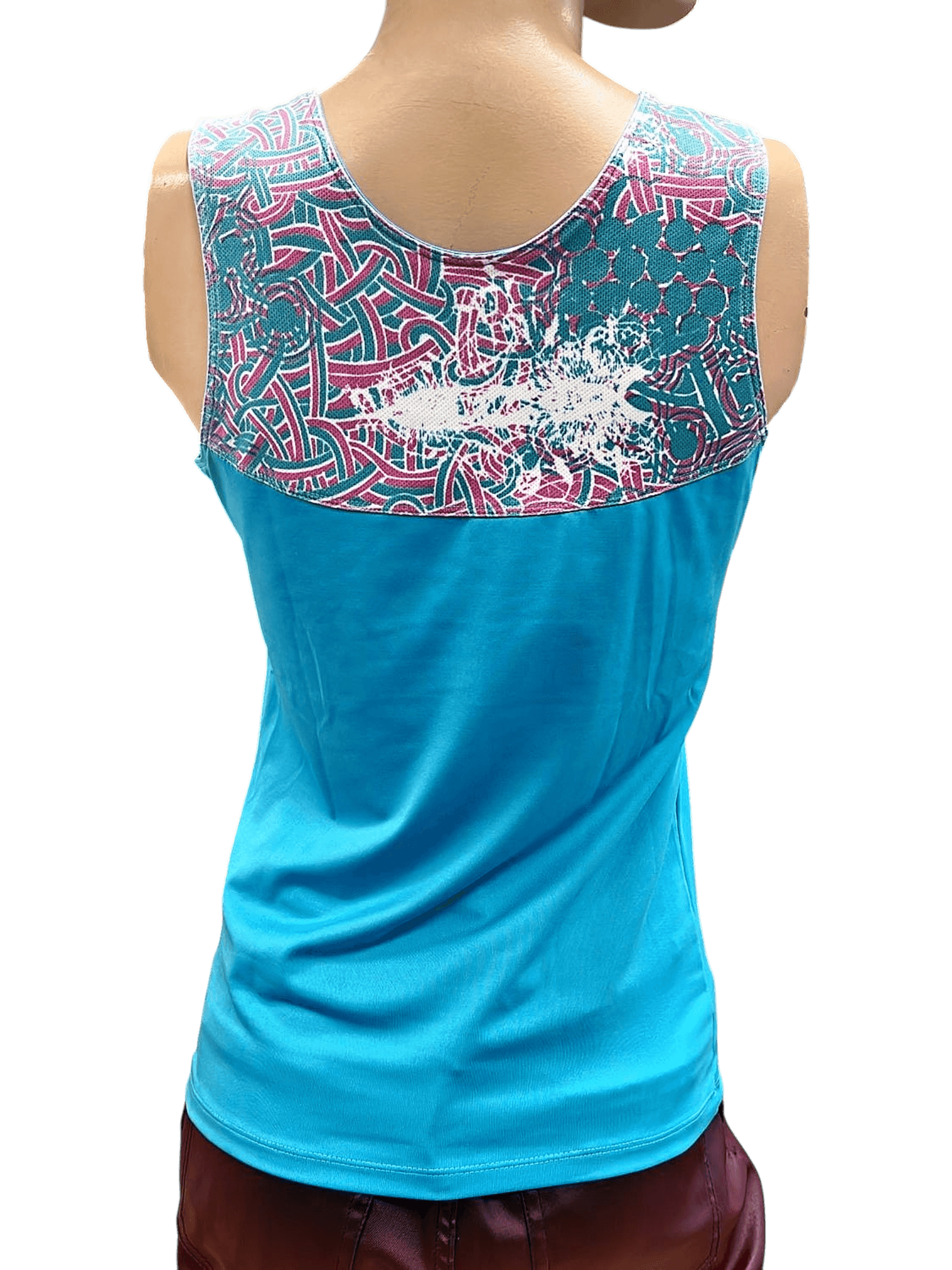 Denali Damen Sporttop türkis gemustert 2