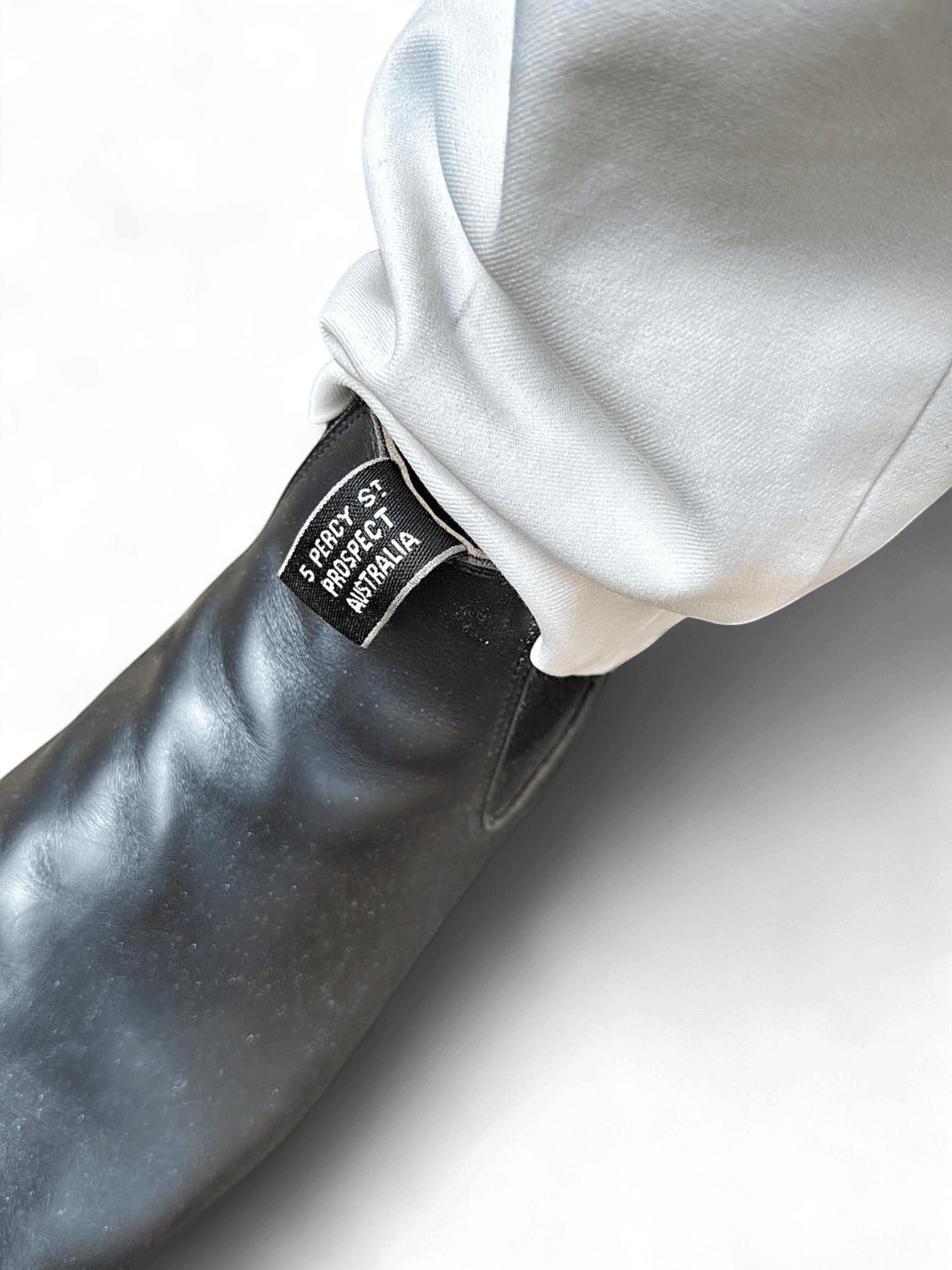 5 Seeds Black Leather Chelsea Boots - Size 5 - Made in Australia 2