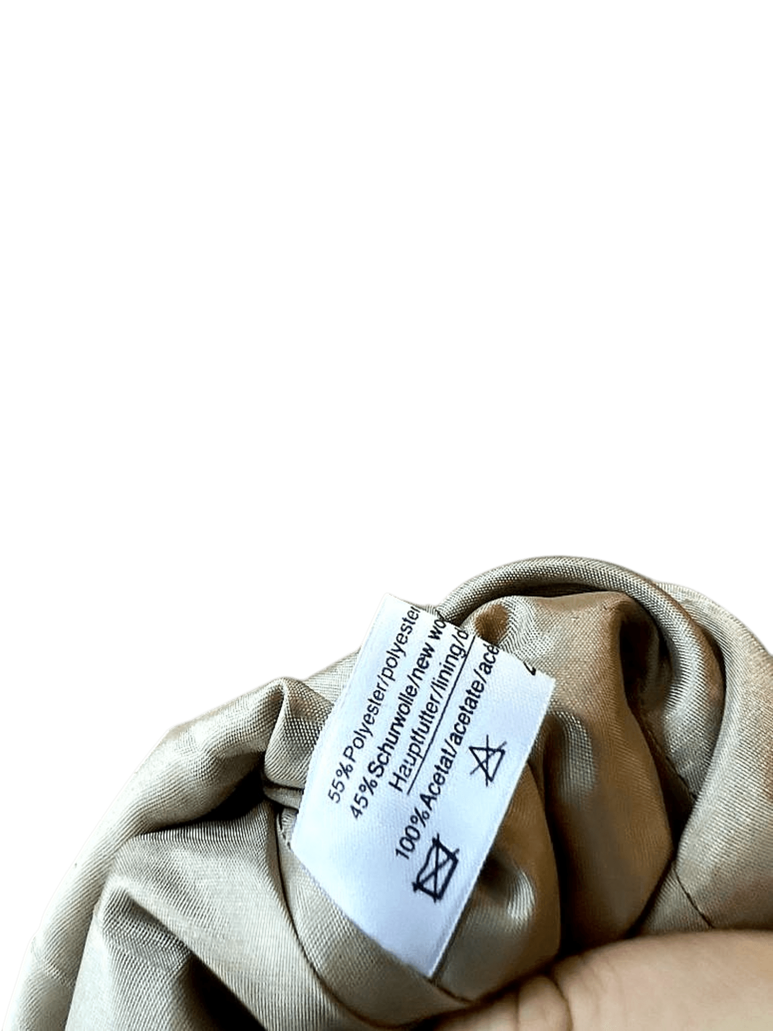 vintage HARDOB Beige Button-Front Blazer - UK 18 / D 44 4