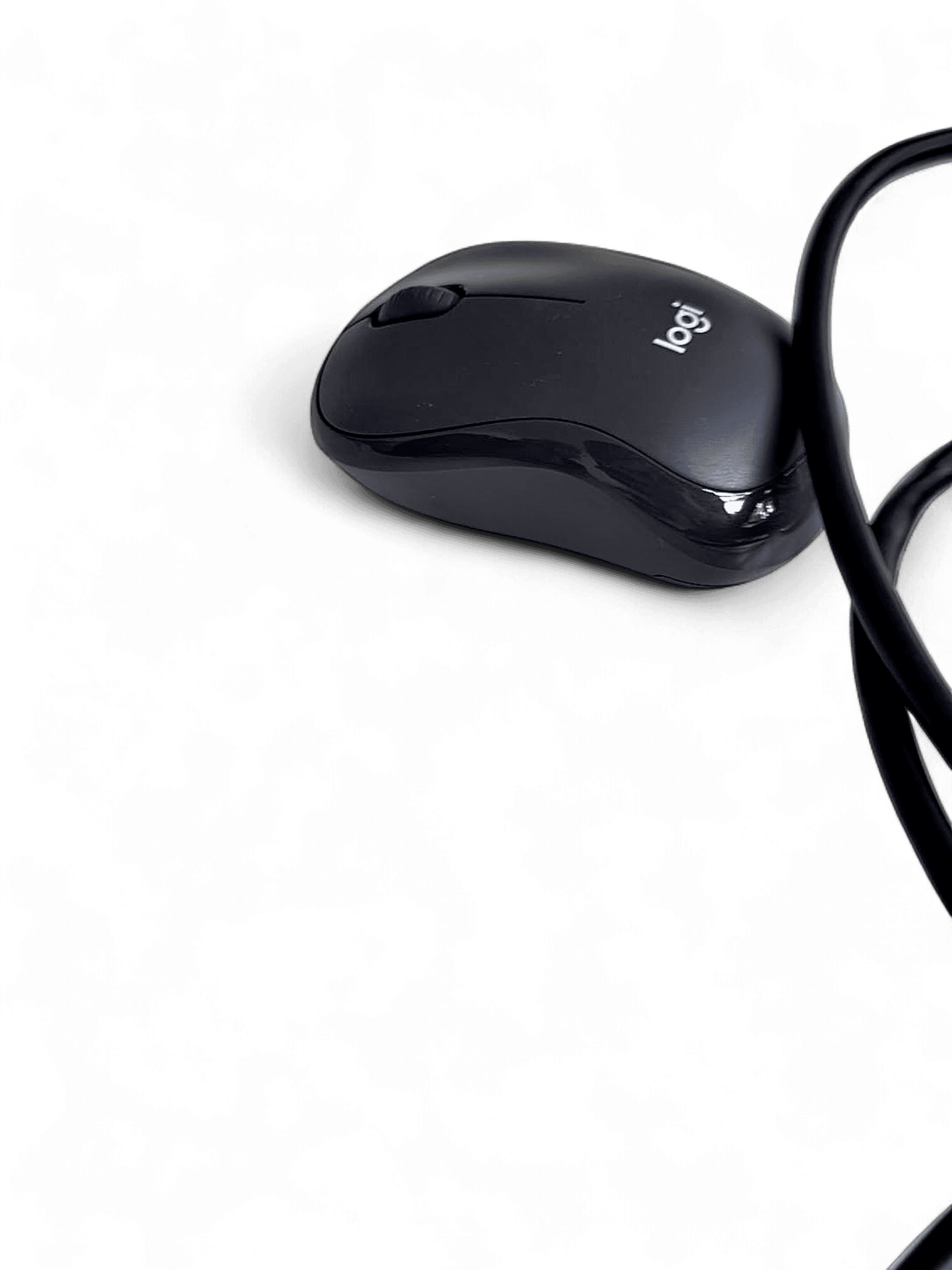 Logitech Black Wired Computer Mouse 2