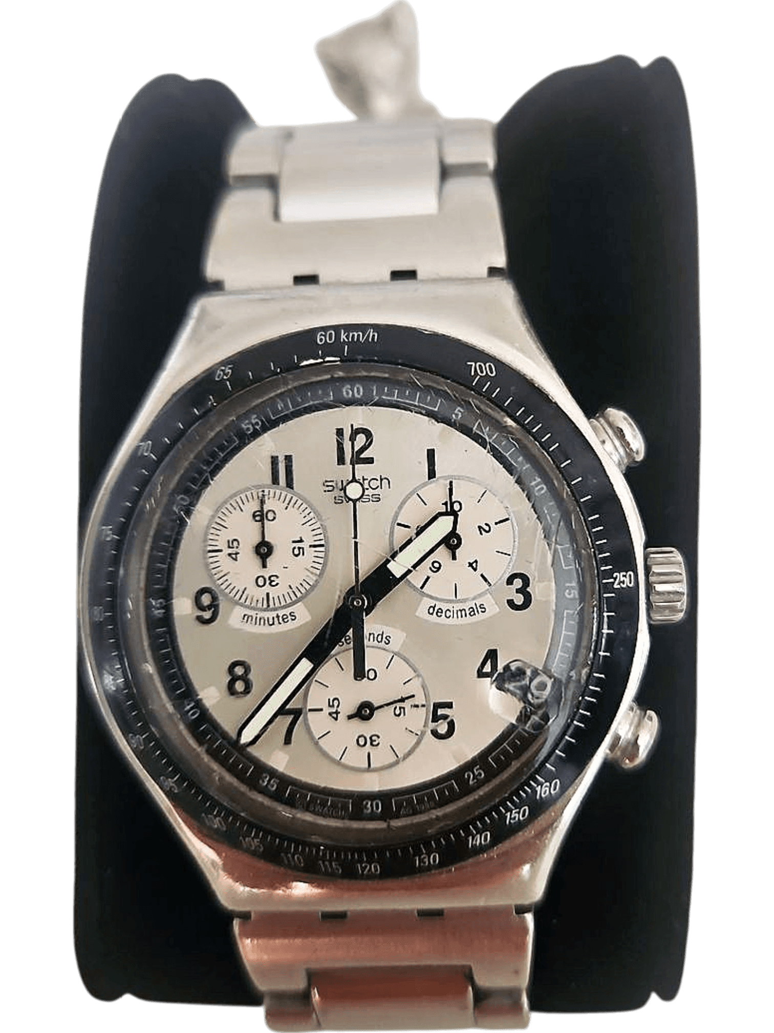 Swatch Irony Chronograph Edelstahl Armbanduhr 1