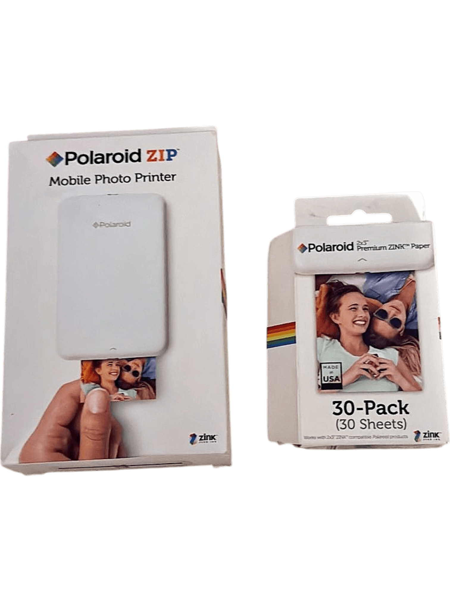 Polaroid ZIP Mobile Photo Printer with 30-Pack Premium ZINK Paper 3