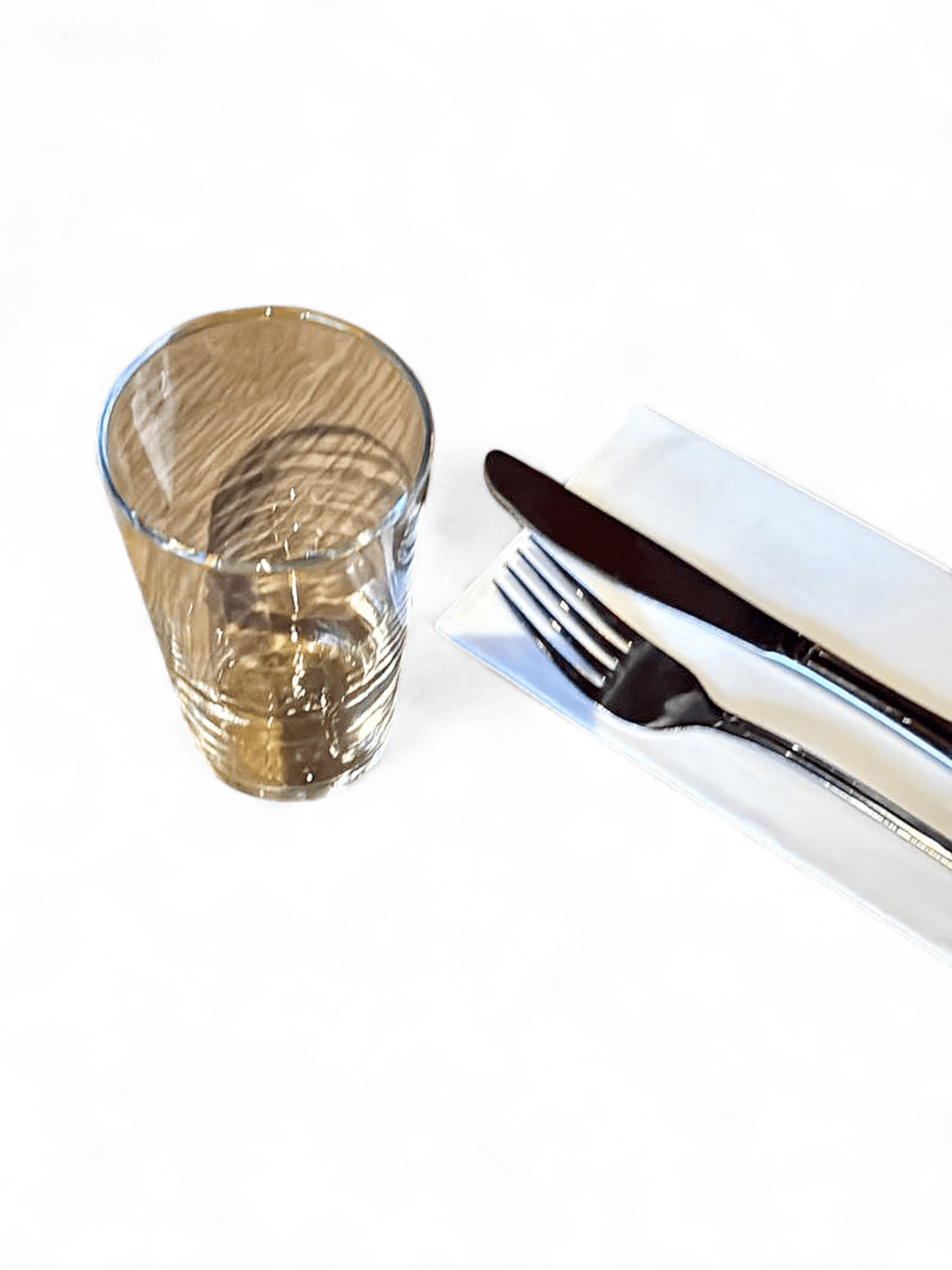 Clear Glass Tumbler - Simple Drinking Glass 3