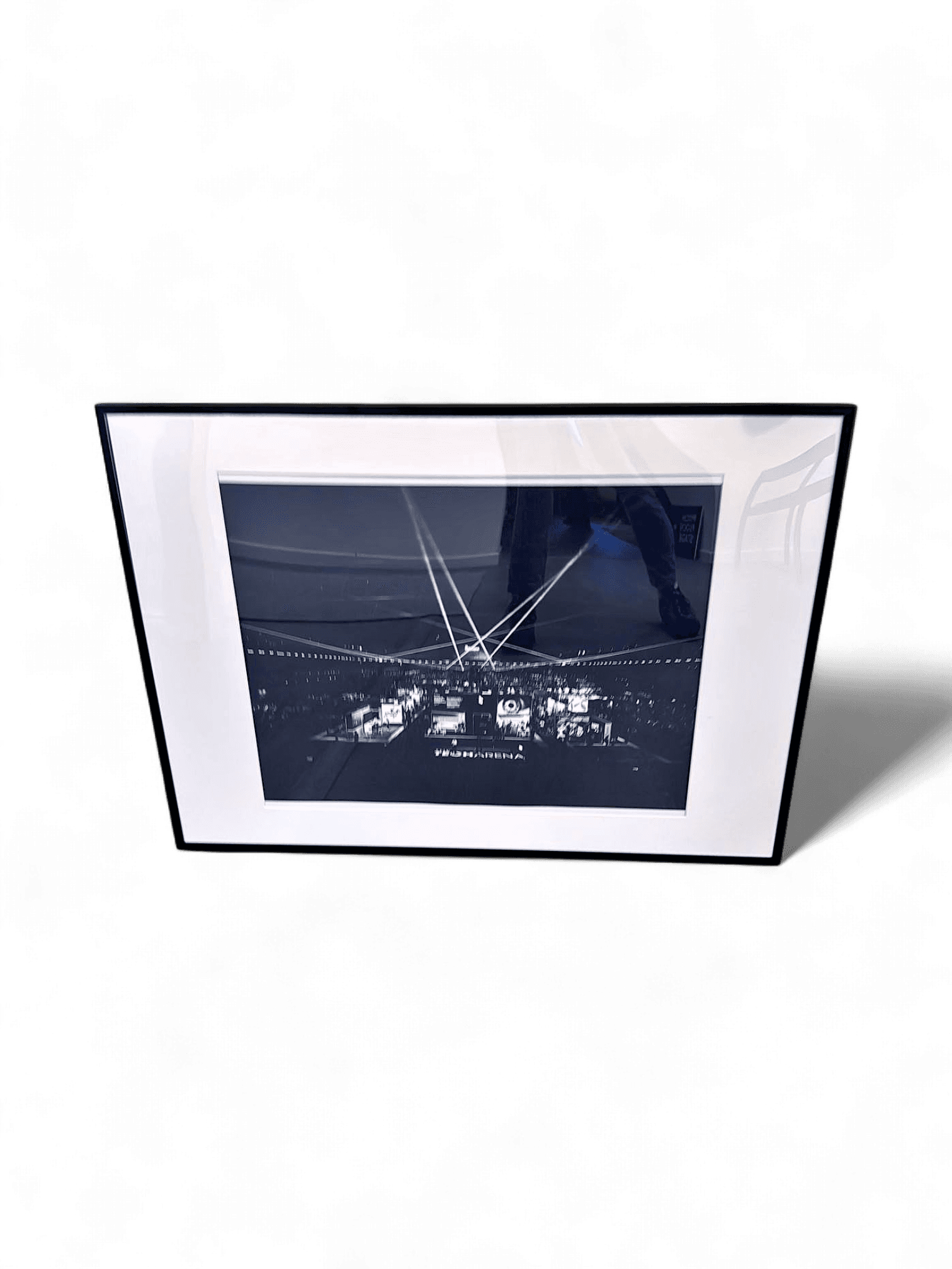 Framed Black and White Photography of The Tech Arena Event 1