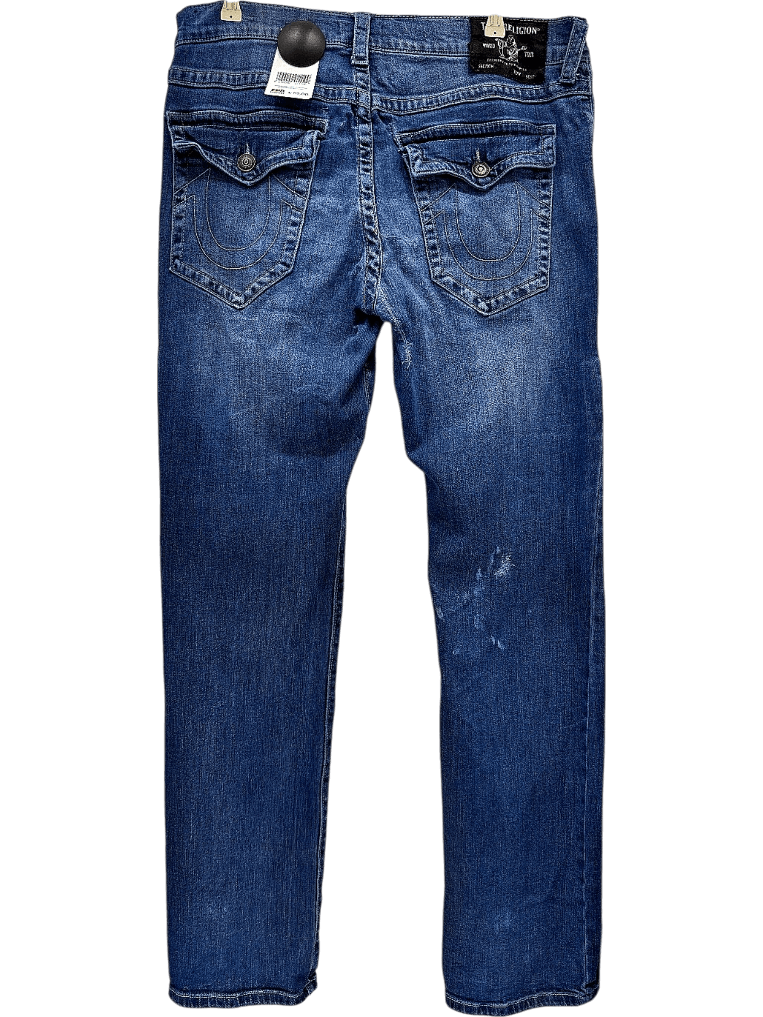 True Religion Ricky Relaxed Straight Jeans - Size 34 4