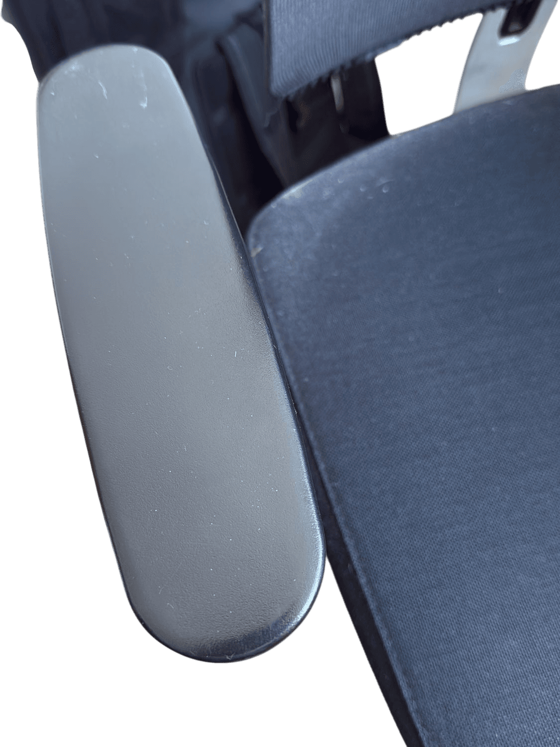 IKEA Black Fabric Office Chair with Adjustable Height and Castors 2