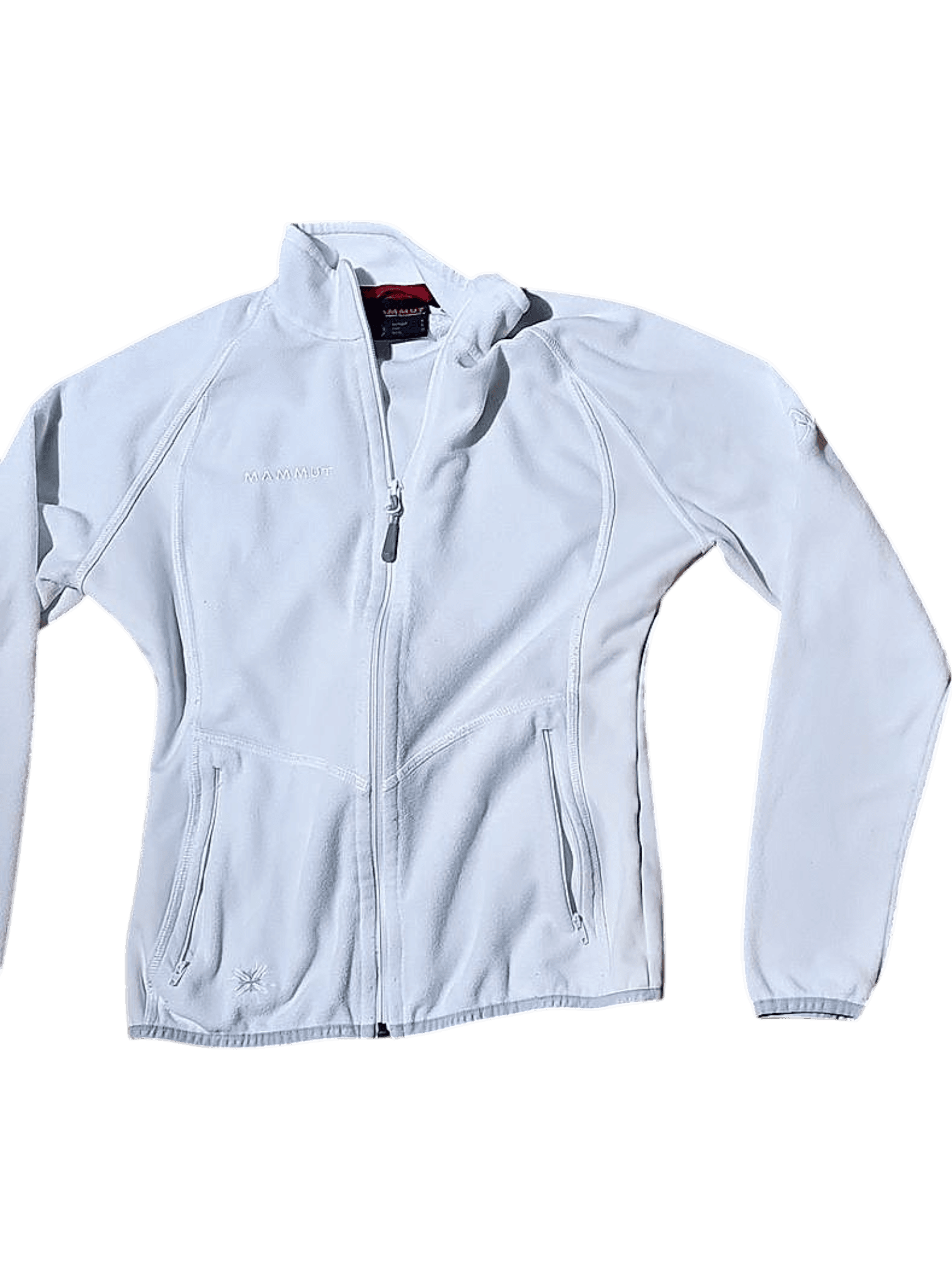 Mammut White Fleece Jacket - Women's Size S 1