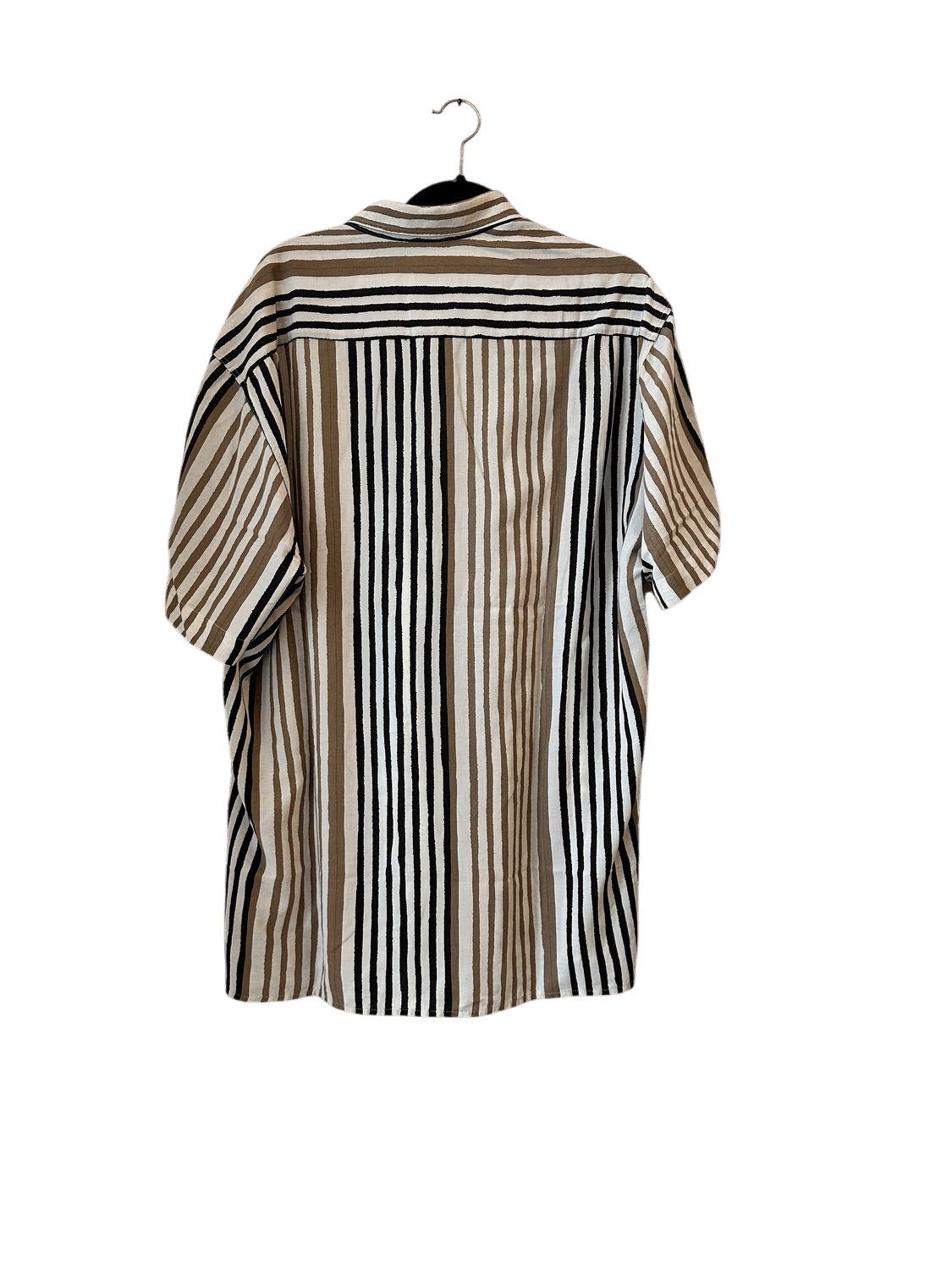 Vintage 90s Luigi Striped Button Down Shirt - Size 50 2