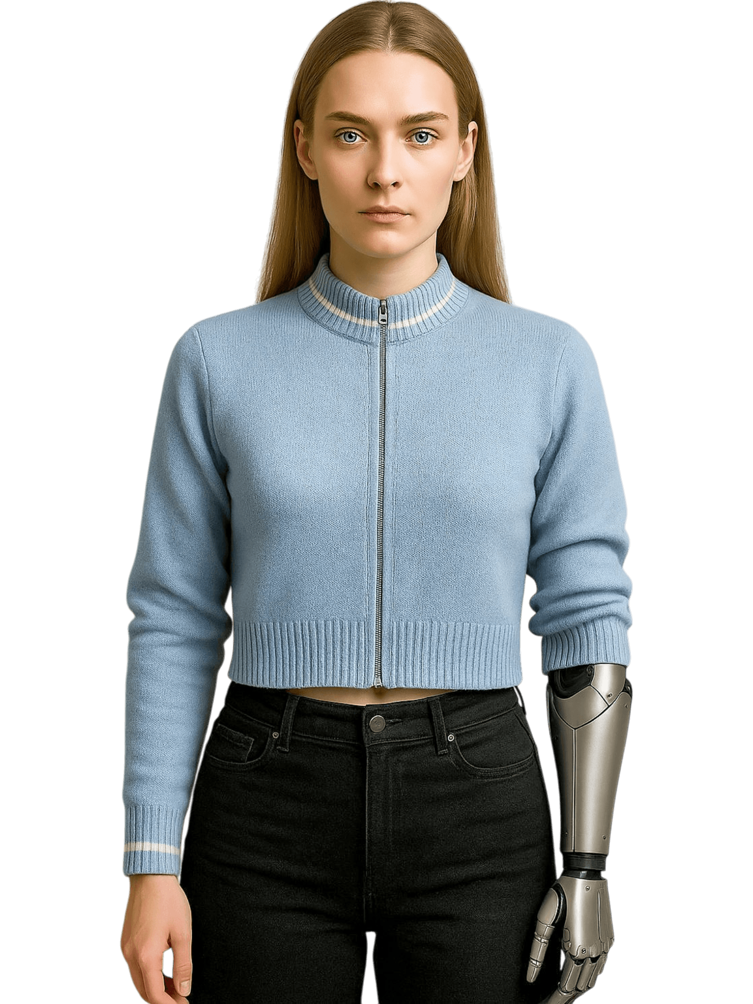 H&M Divided Light Blue Sweater - Size S 1