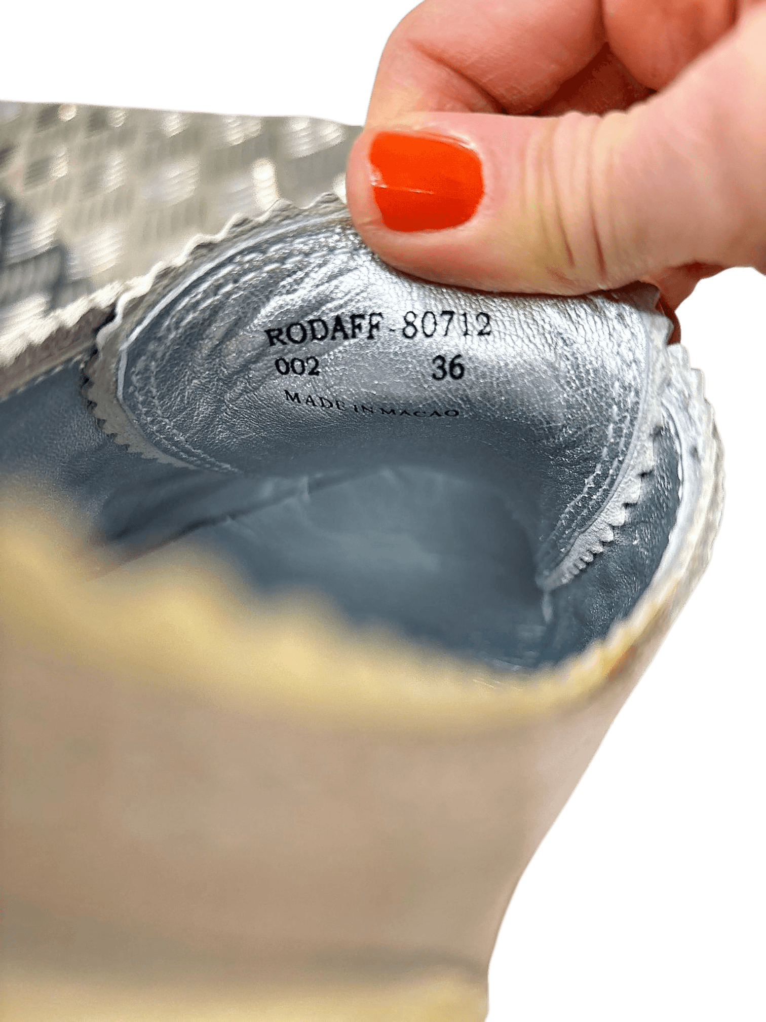 Just Cavalli Cream & Grey Velcro Sneakers Size 36 3