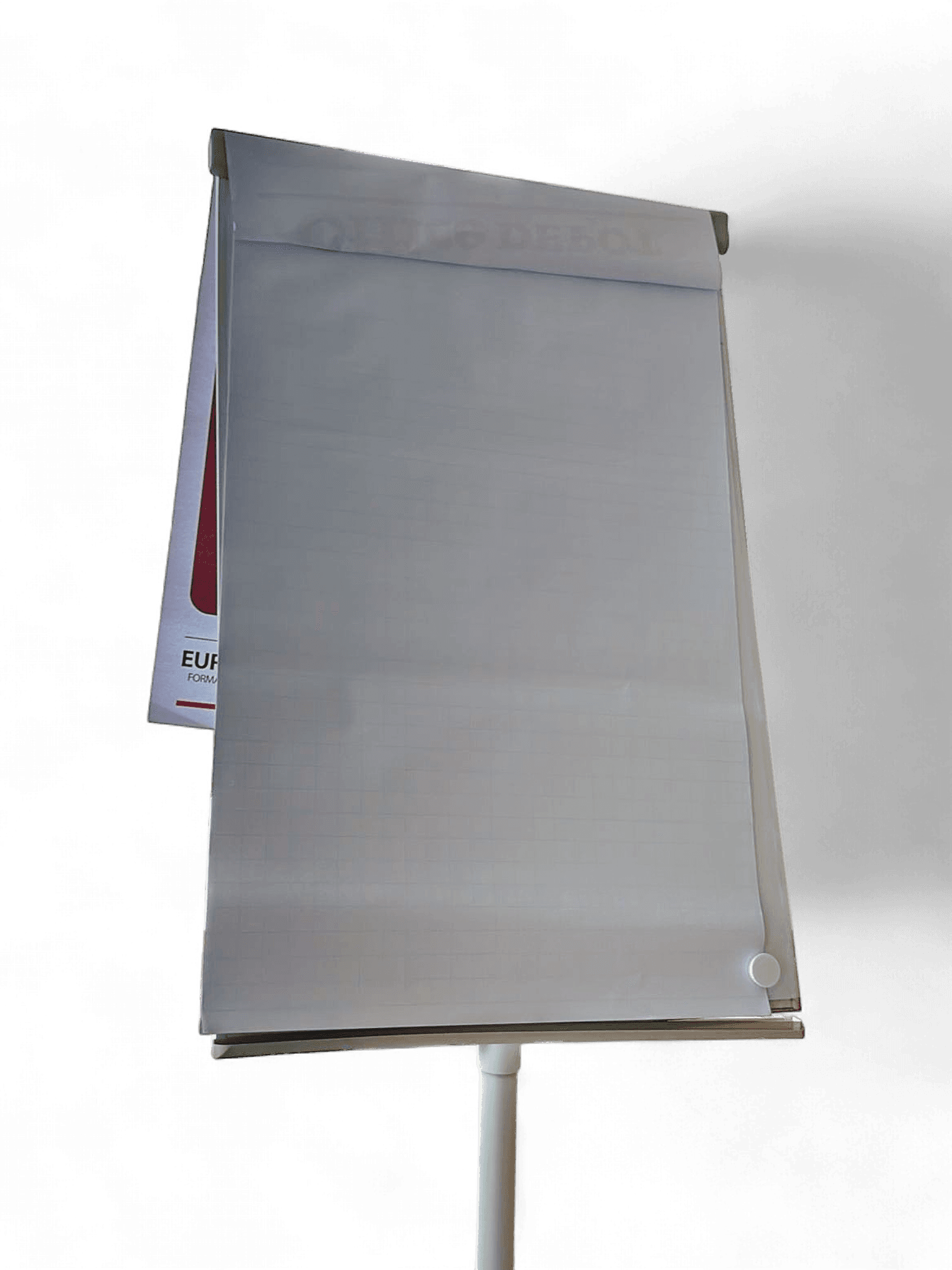 Portable White Flipchart Stand with Blank Paper Pad 1