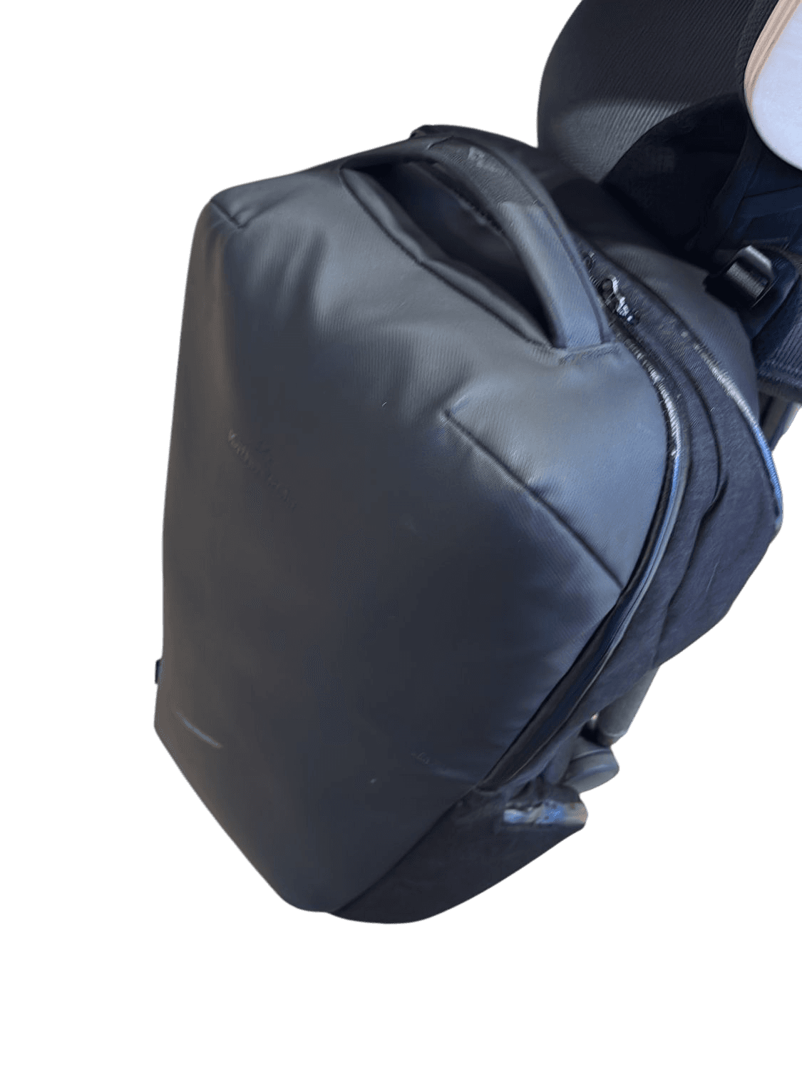 Korin Design Joey Black Backpack - Sleek Anti-Theft Travel Bag 1