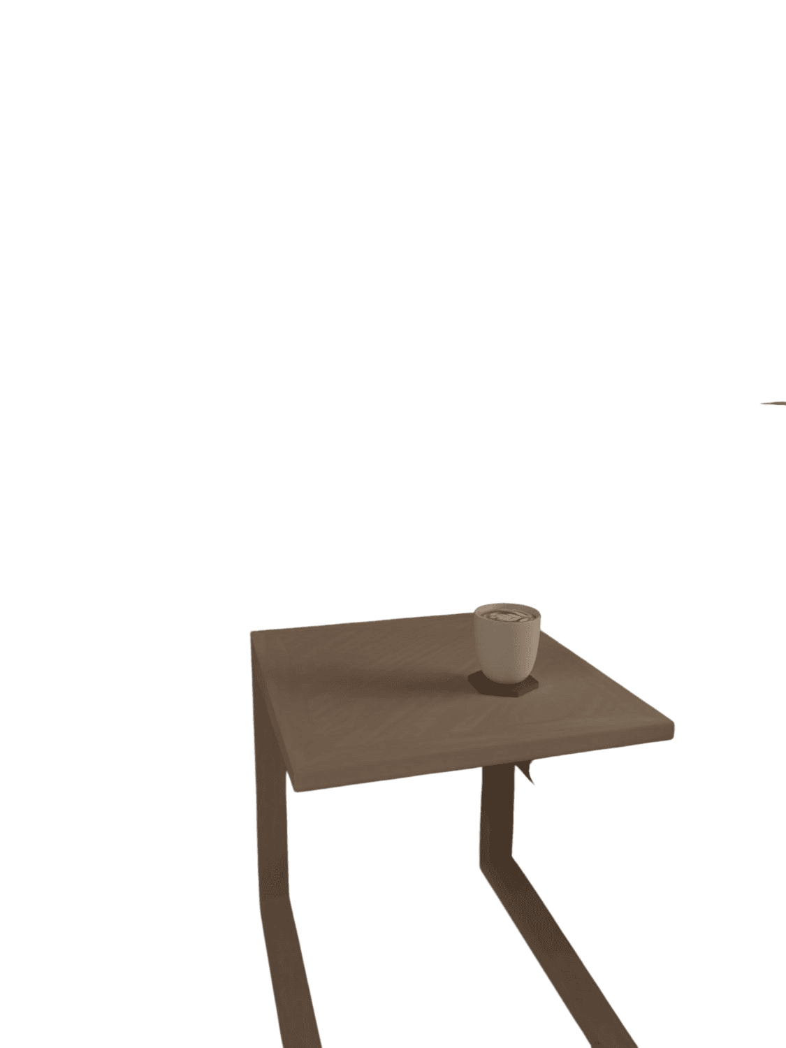 Minimalist Wooden Side Table with Open Shelf Storage 1