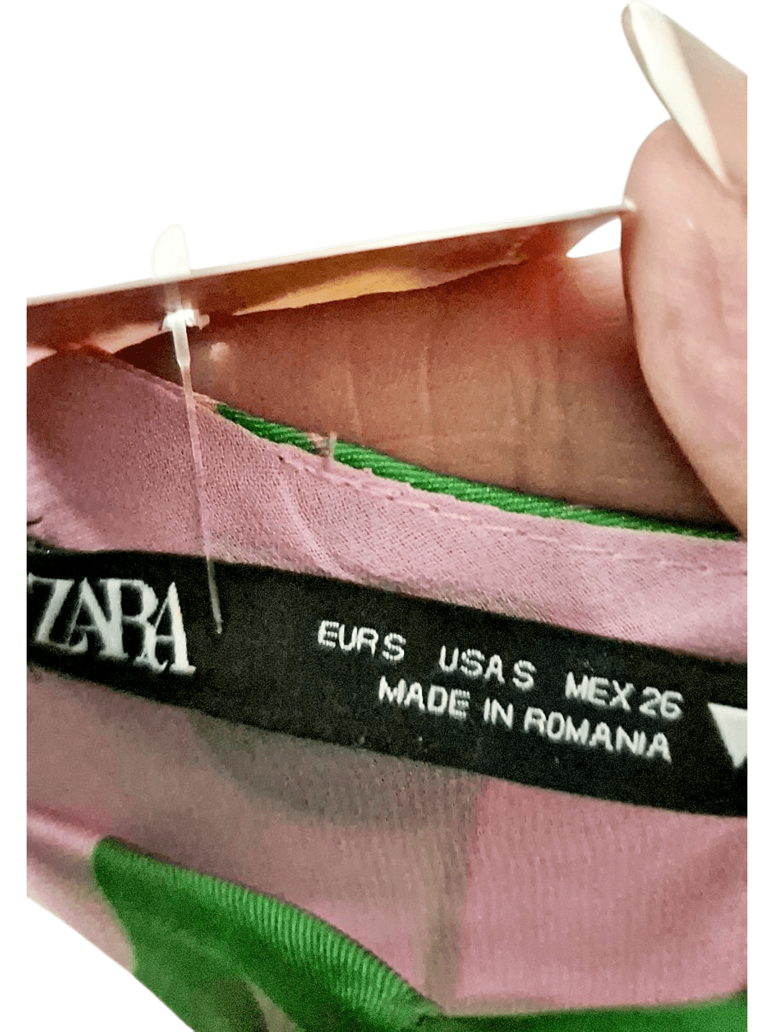 Green and Pink Floral Print Silk Slip Dress - Sleeveless Summer Style 2