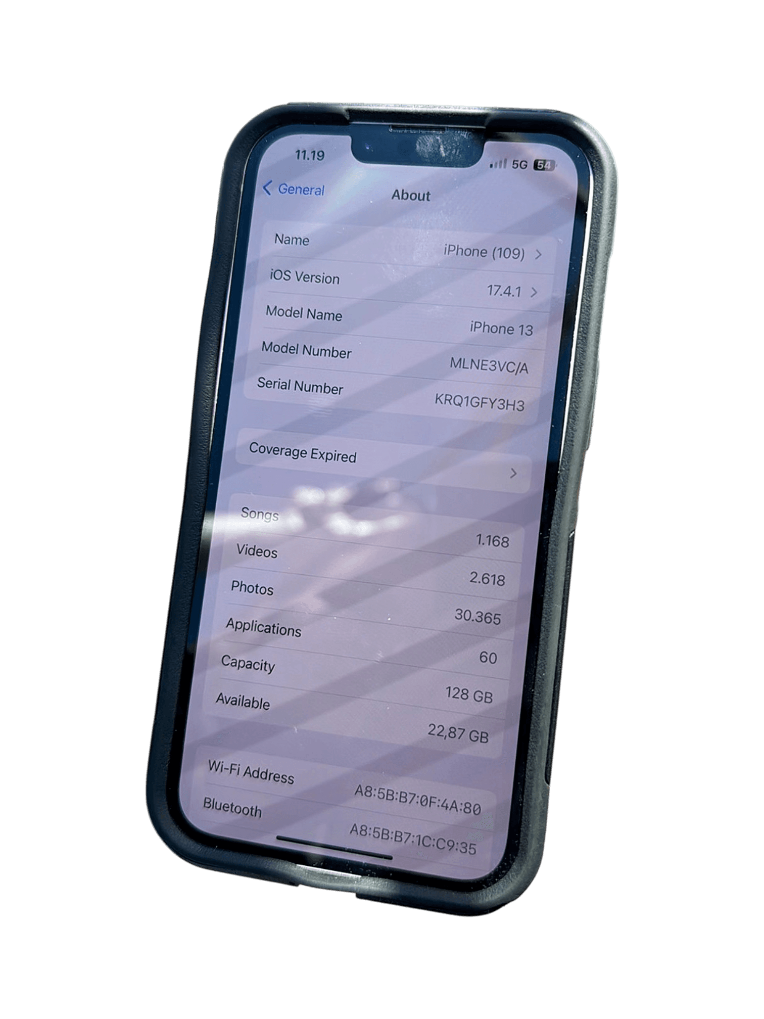 Apple iPhone 13 128GB with OtterBox Case - iOS 17.4.1 2