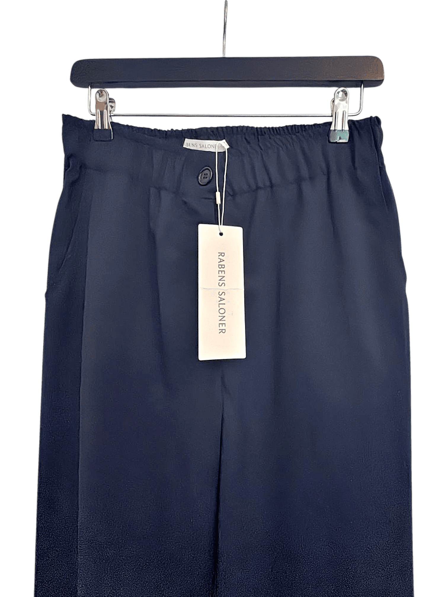 Rabens Saloner Light Tailoring Casual Pants Navy 2