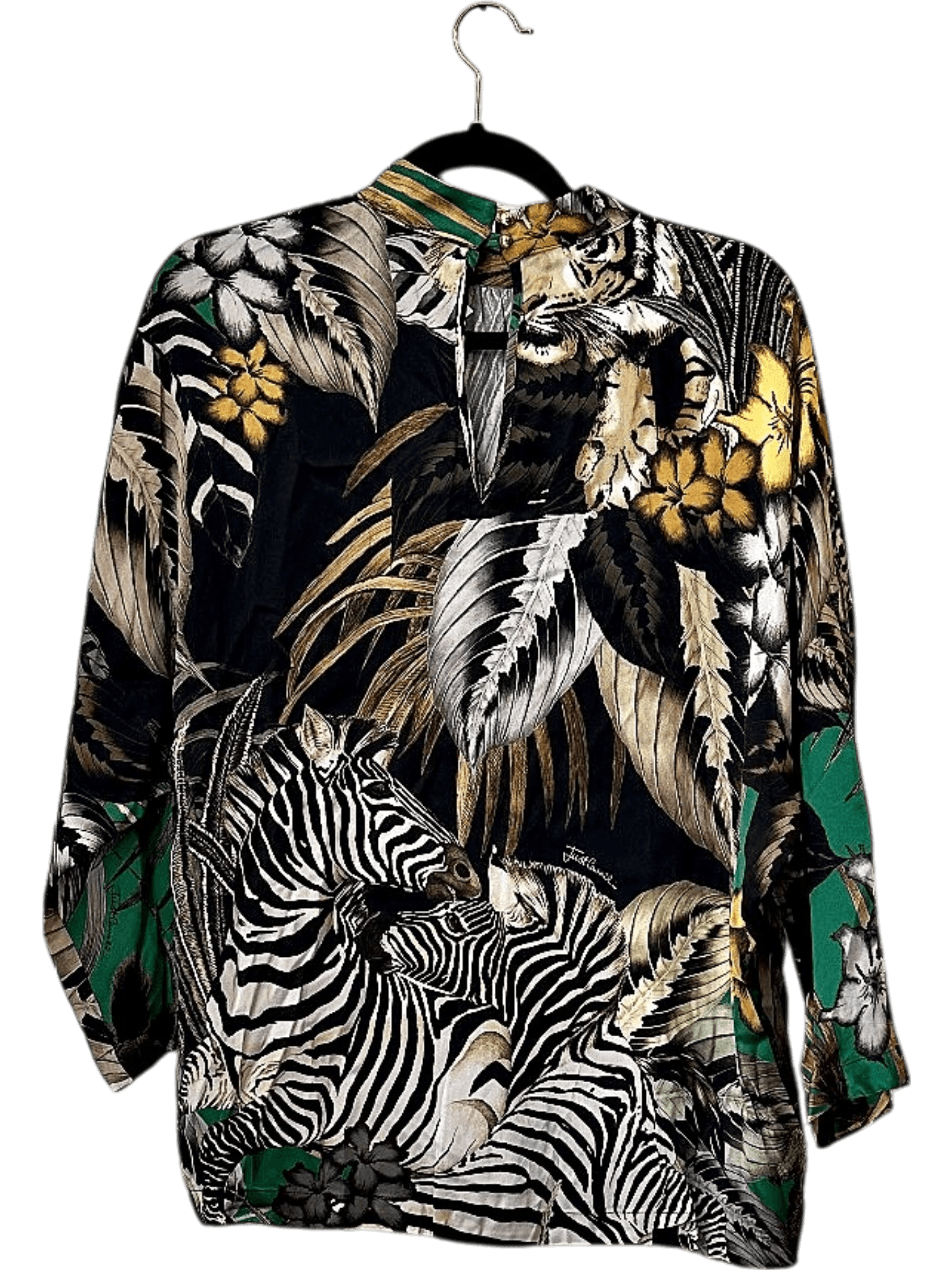 Just Cavalli Printed Blouse - Size 46 2