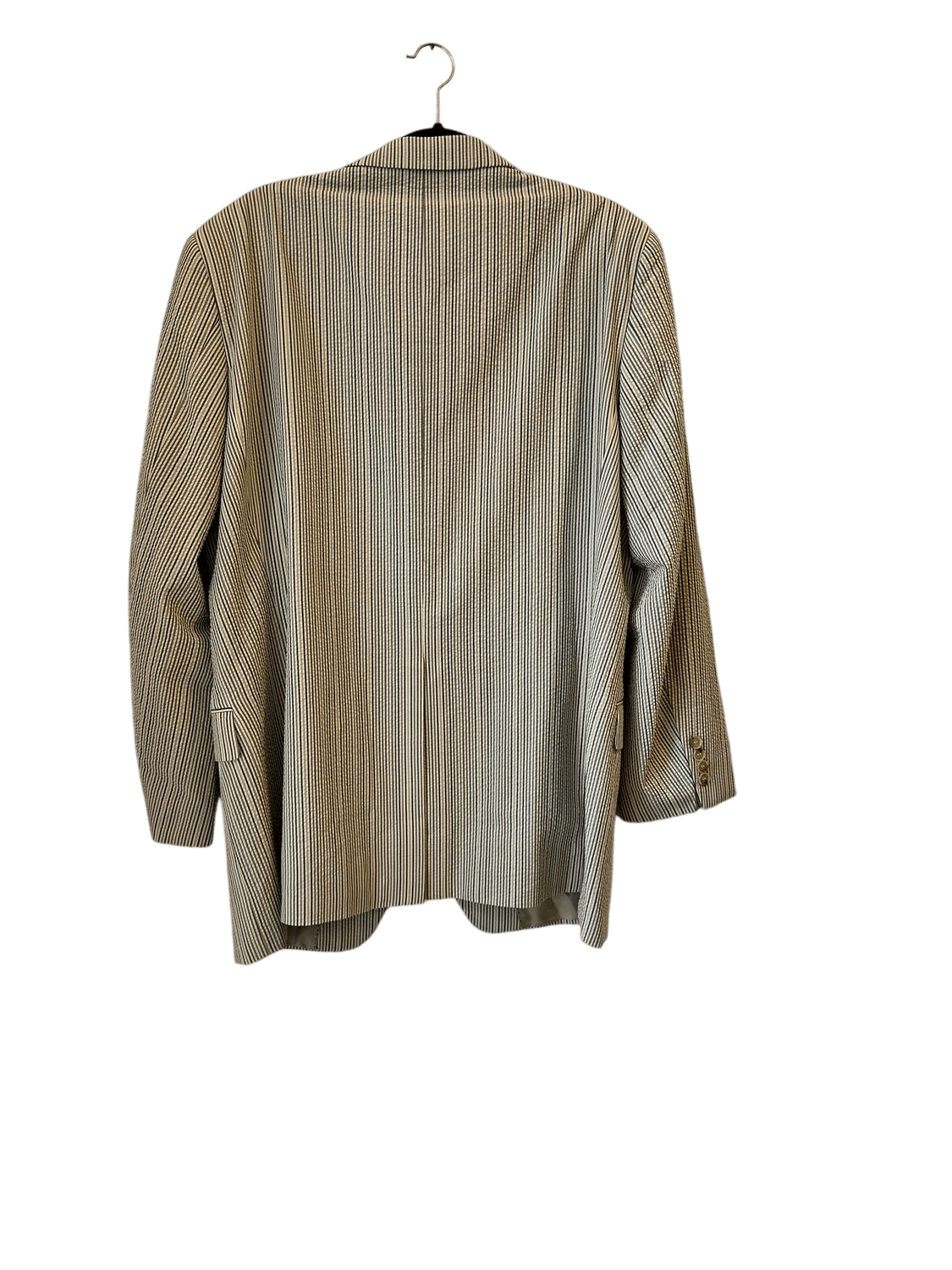 Vintage 90s Wagner & Glass Vienna Striped Blazer - Size 50 3