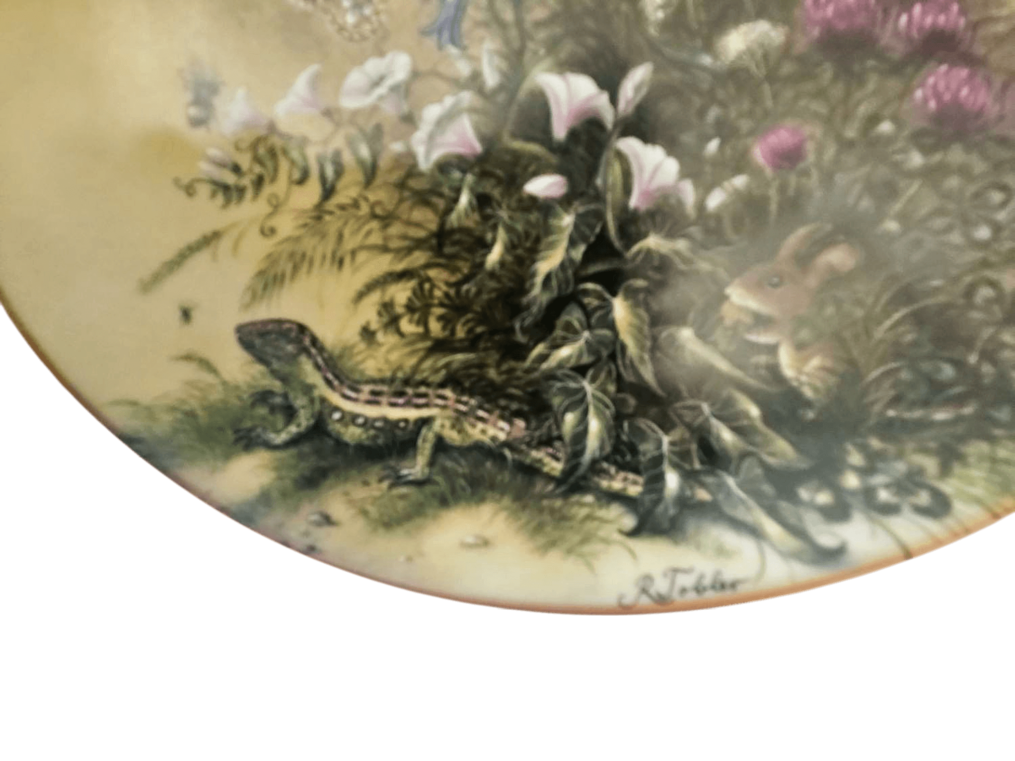 Royal Doulton 'Lizards and Wildflowers' Collectible Decorative Plate 2