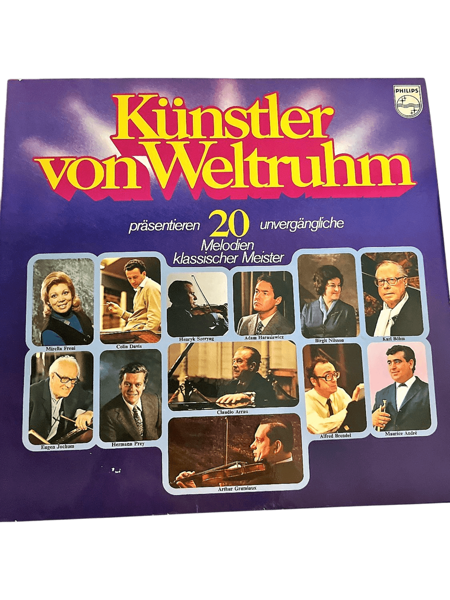 Klassische Musik Compilation 'Künstler von Weltruhm' von Philips 1