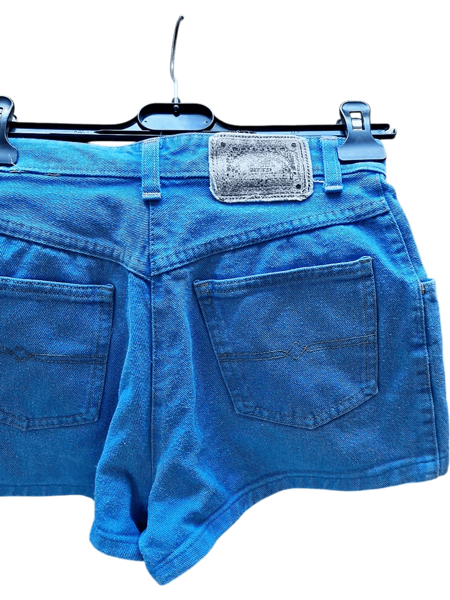 Vintage High-Waisted Blue Denim Shorts with Original Tags 2