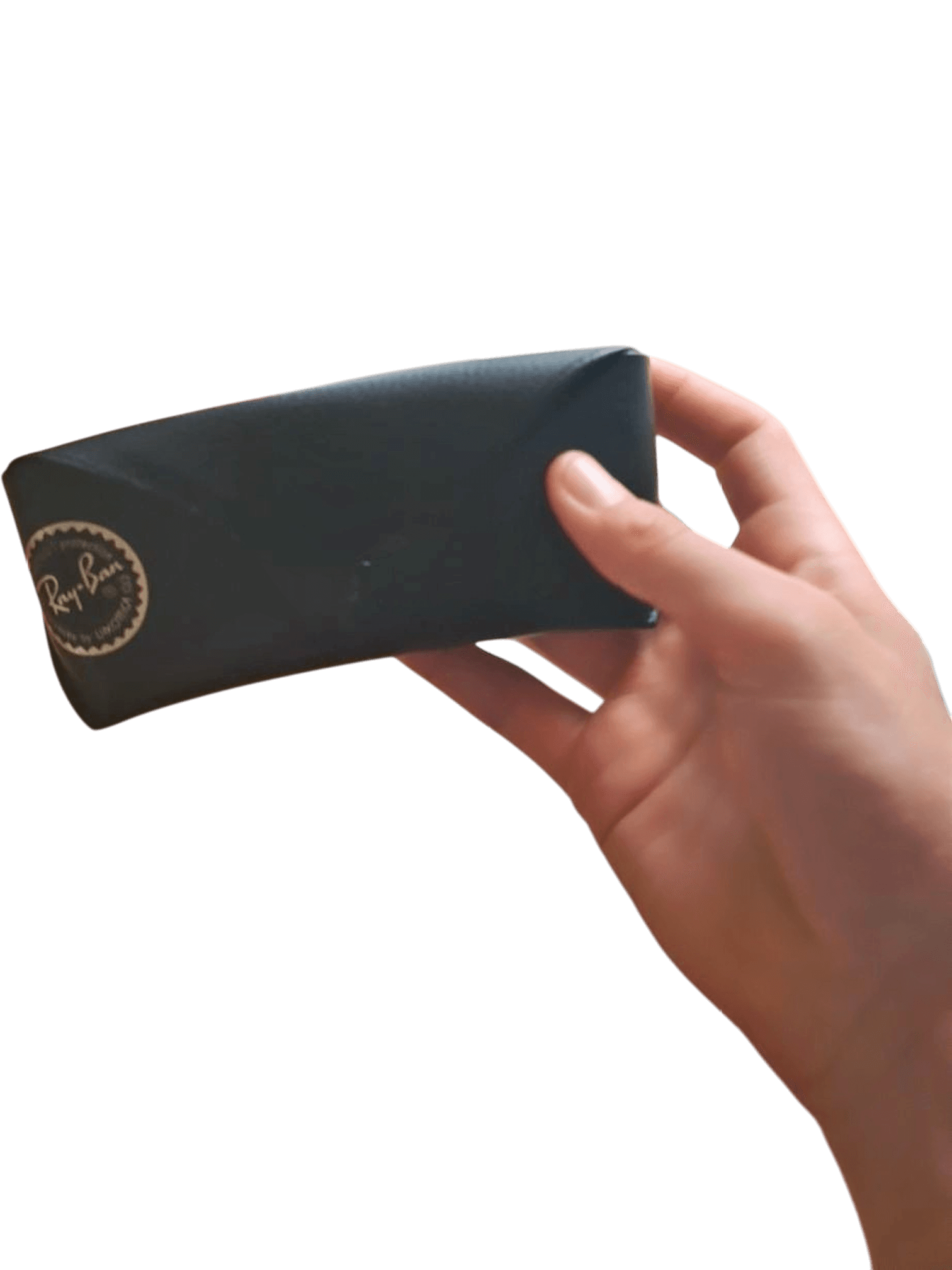 Ray-Ban Black Glasses Case - Authentic Eyewear Protection 1