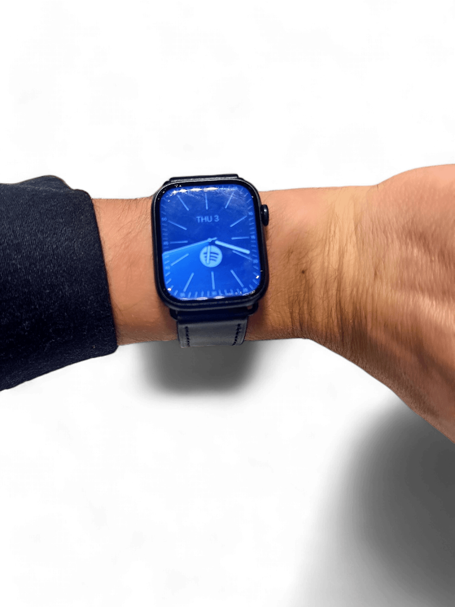 Modern Apple Watch with Blue Face 1