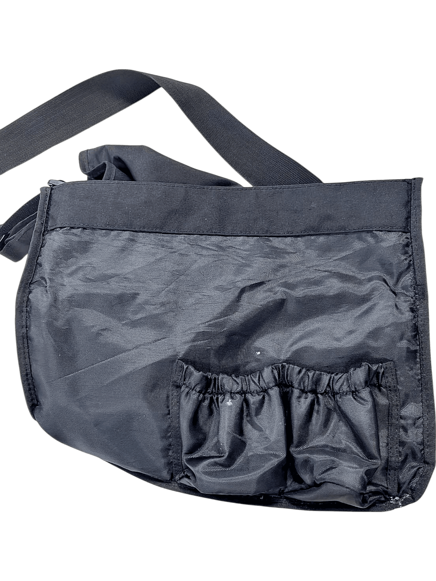 Babylove Wickeltasche mit Wickelunterlage - Schwarze Messenger-Tasche 2