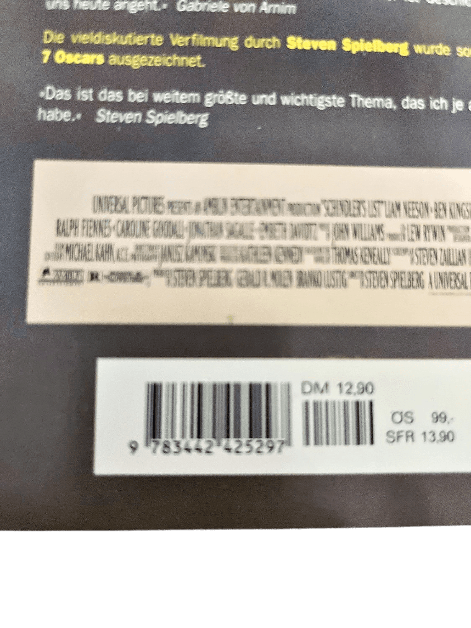 Schindlers Liste - Roman von Thomas Keneally (Taschenbuch) 3