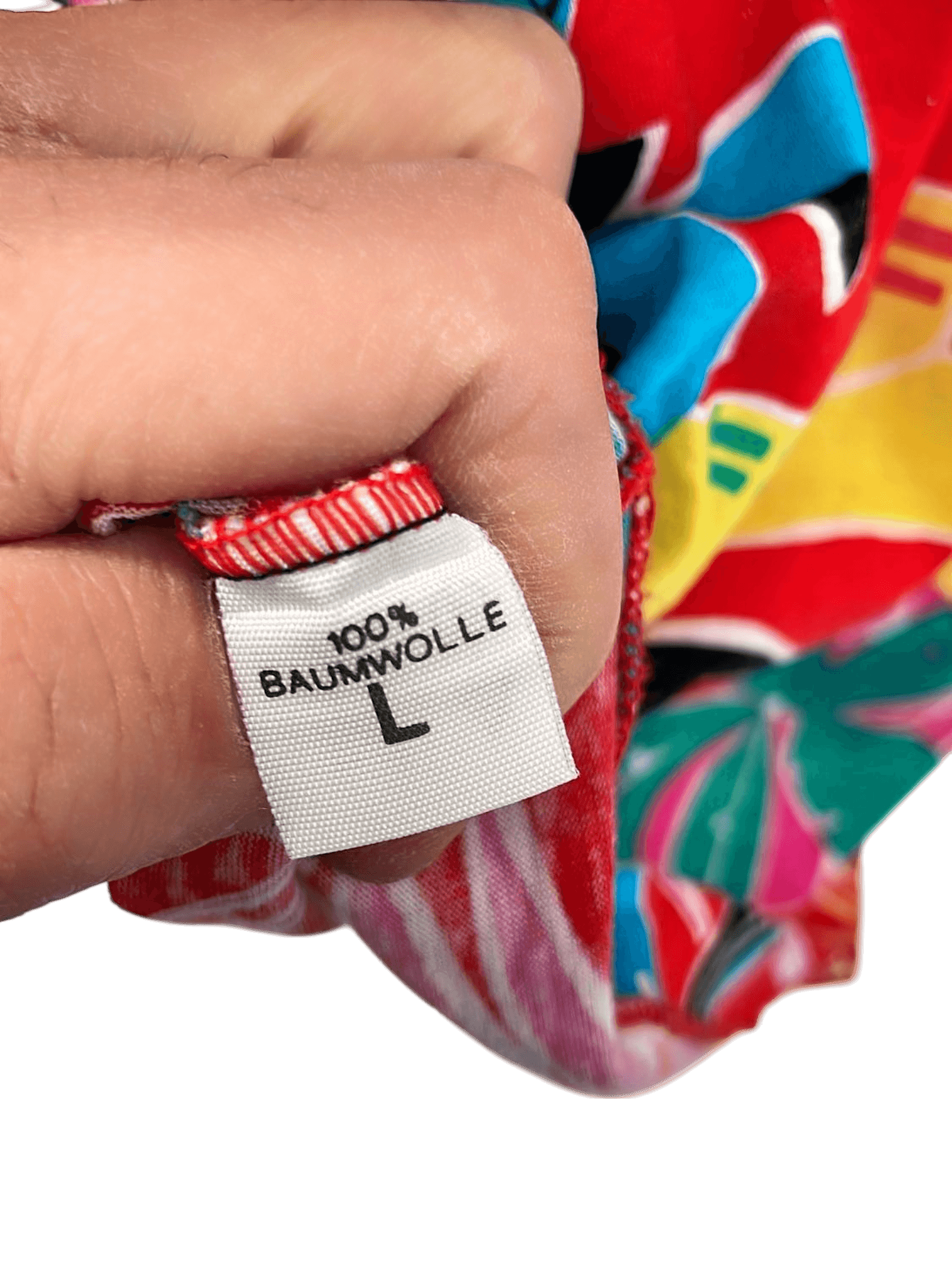 Cieffebì Hawaii Print Mesh Crop Top - Size L 4