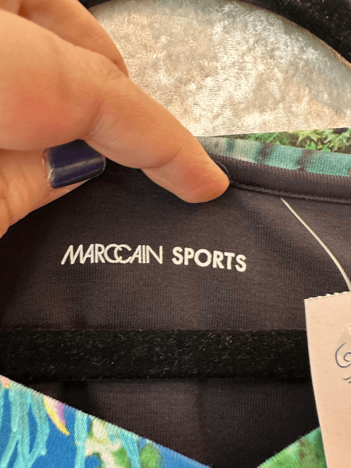 Marc Cain Sports Shirt mit Unterwasser-Print - Größe M 3
