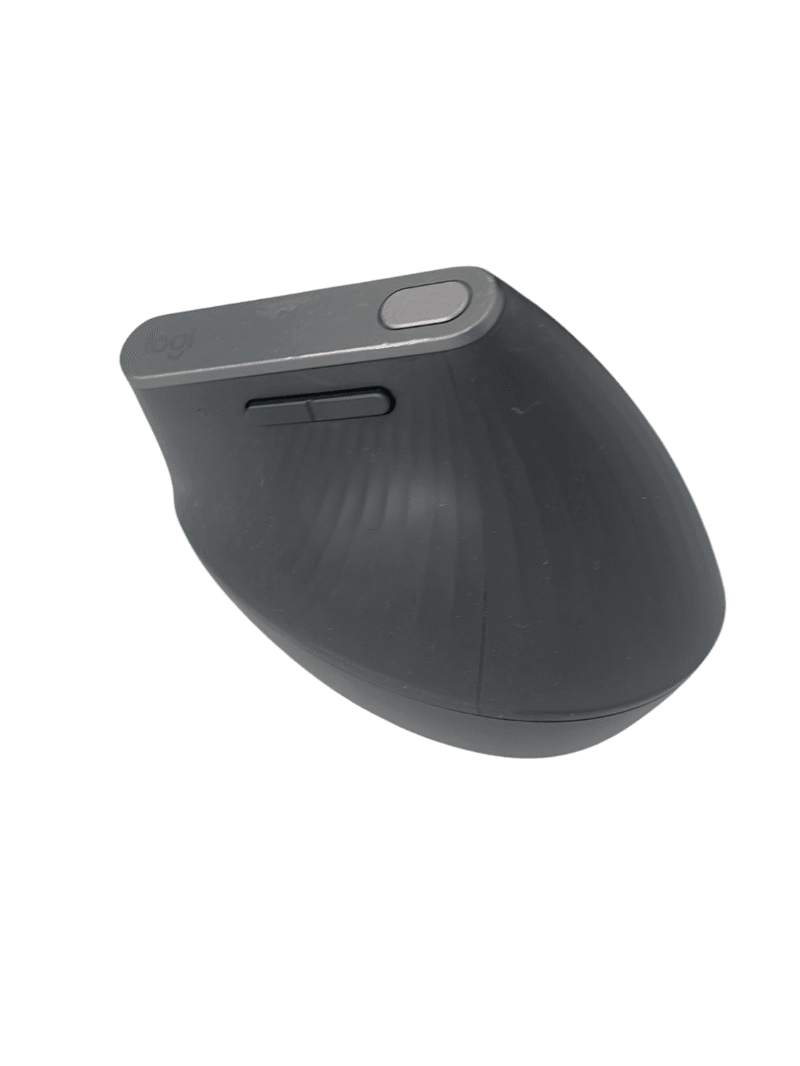 Grey Wireless Ergonomic Computer Mouse