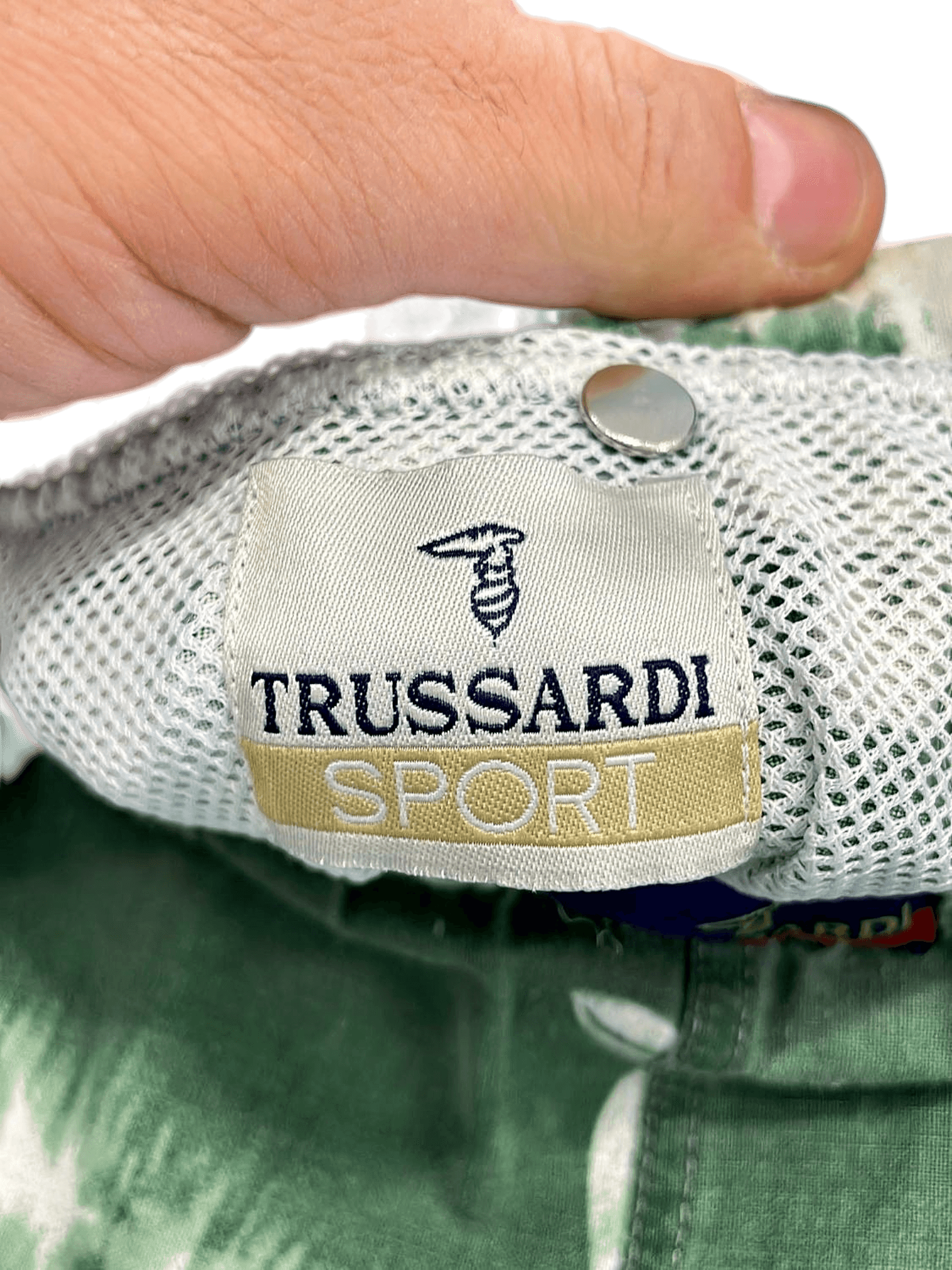 Trussardi Sport Green Tie-Dye Floral Shorts - Casual Summer Wear 3