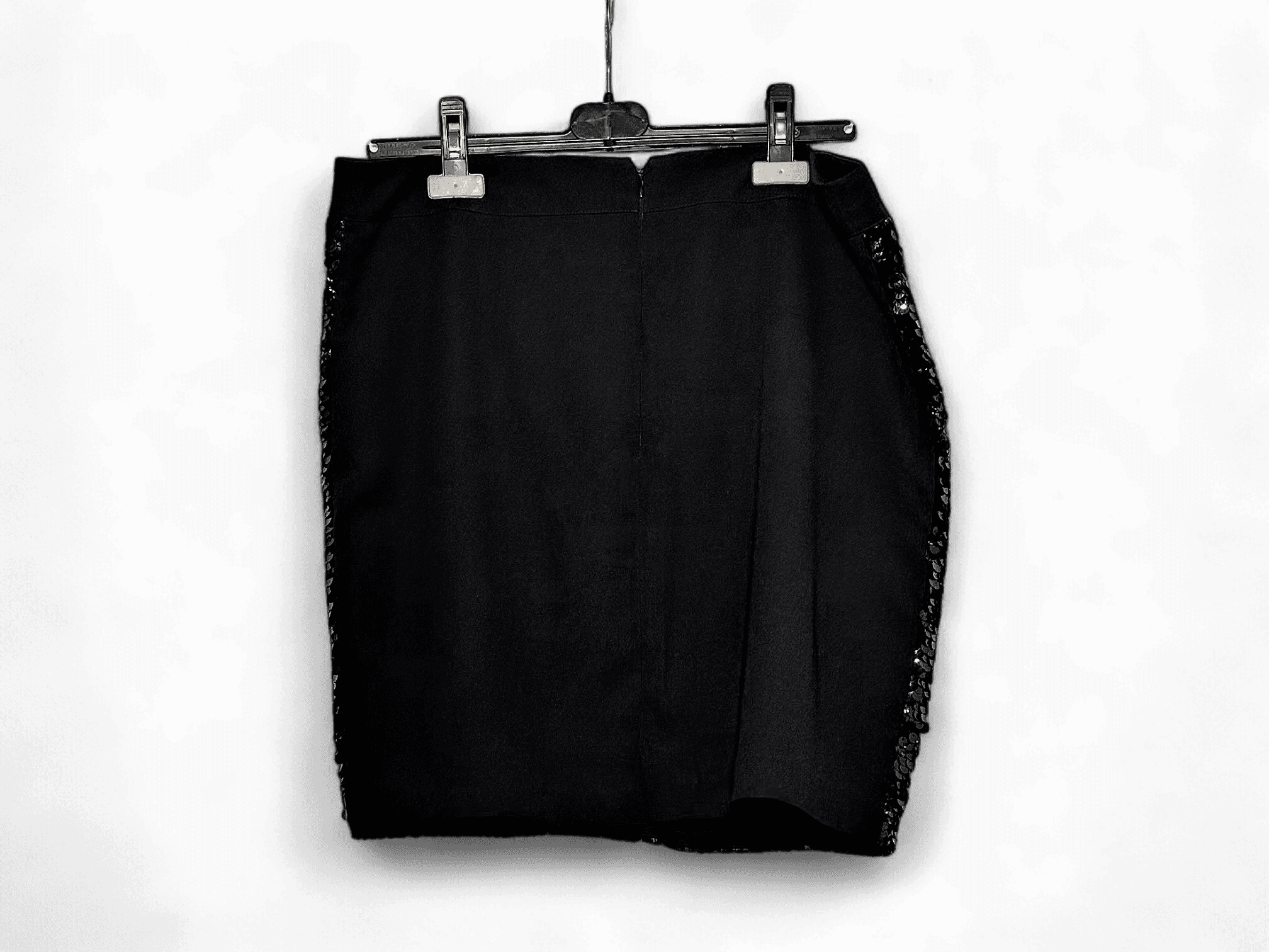 Breal Black Sequin Mini Skirt - Glamorous Party Wear 2