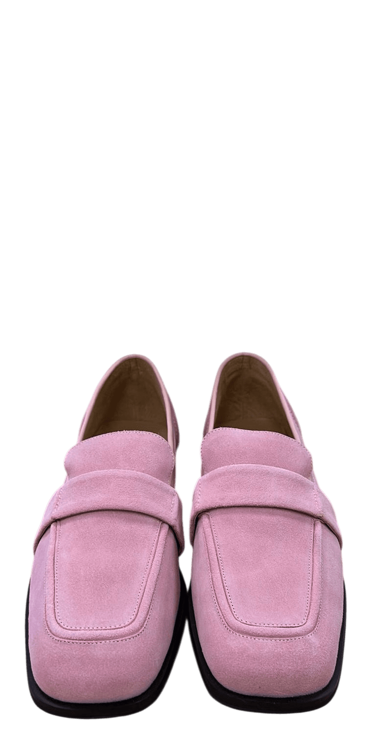 Shoe The Bear Pink Suede Loafers - Size 41 5