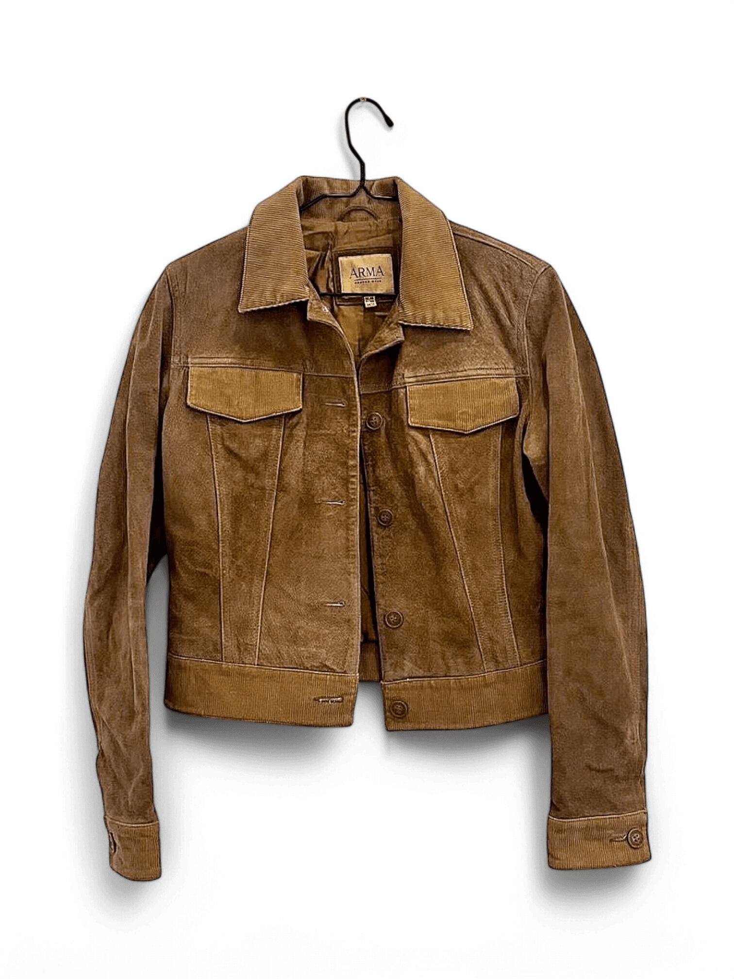 ARMA Braune Lederjacke für Damen - Größe 42 1